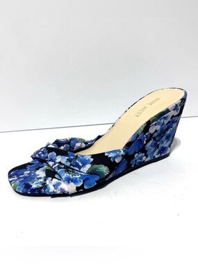 Nine West Womens Nudia Sandals Blue Size 8.5 M